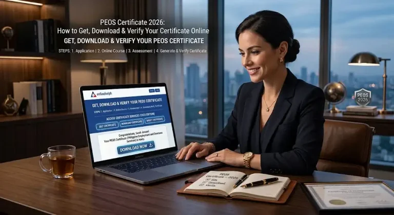 PEOS Certificate 2026: How to Get, Download & Verify Your Certificate Online