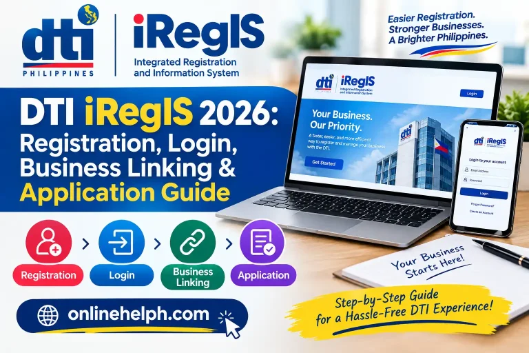 DTI iRegIS 2026: Registration, Login, Business Linking & Application Guide