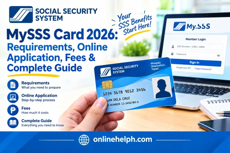 MySSS Card 2026: Requirements, Online Application, Fees & Complete Guide