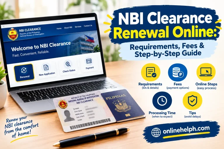 NBI Clearance Renewal Online: Requirements, Fees & Step-by-Step Guide