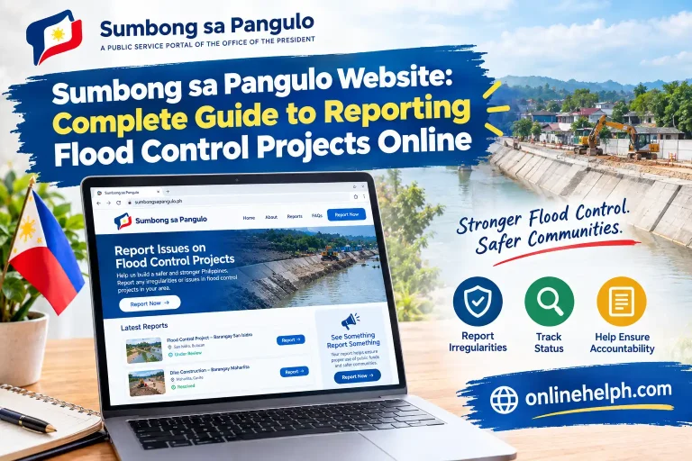Sumbong sa Pangulo Website: Complete Guide to Reporting Flood Control Projects Online