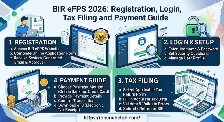 BIR eFPS 2026: Registration, Login, Tax Filing and Payment Guide