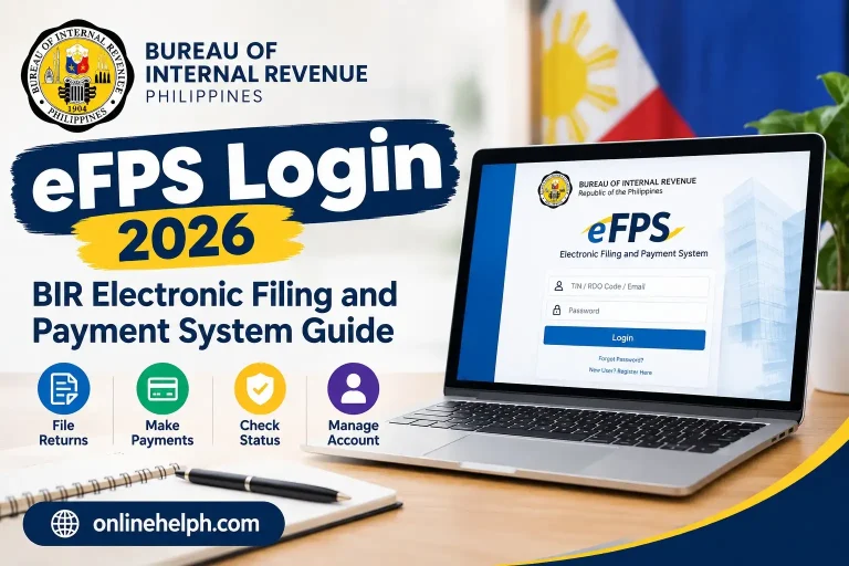eFPS Login 2026: BIR Electronic Filing and Payment System Guide